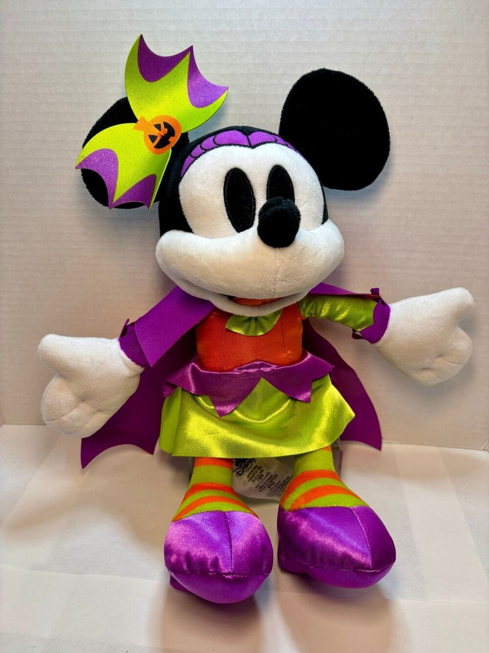 Disney Halloween Minnie Mouse plush.